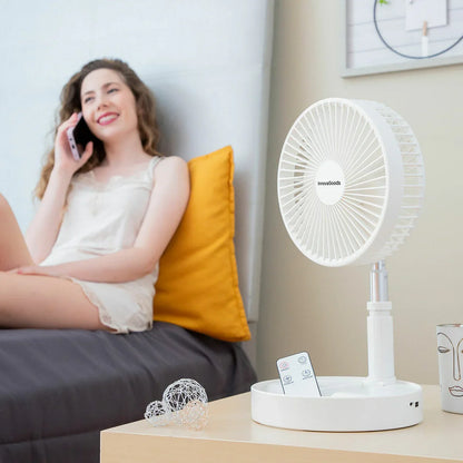 Ventilatore Ricaricabile Pieghevole 3 in 1 Fandle InnovaGoods Ø7,7'' 7200 mAh - Yestore