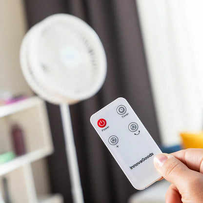 Ventilatore Ricaricabile Pieghevole 3 in 1 Fandle InnovaGoods Ø7,7'' 7200 mAh - Yestore