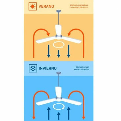 Ventilatore da Soffitto con Luce Orbegozo CP 116116 40 W Nero - Yestore