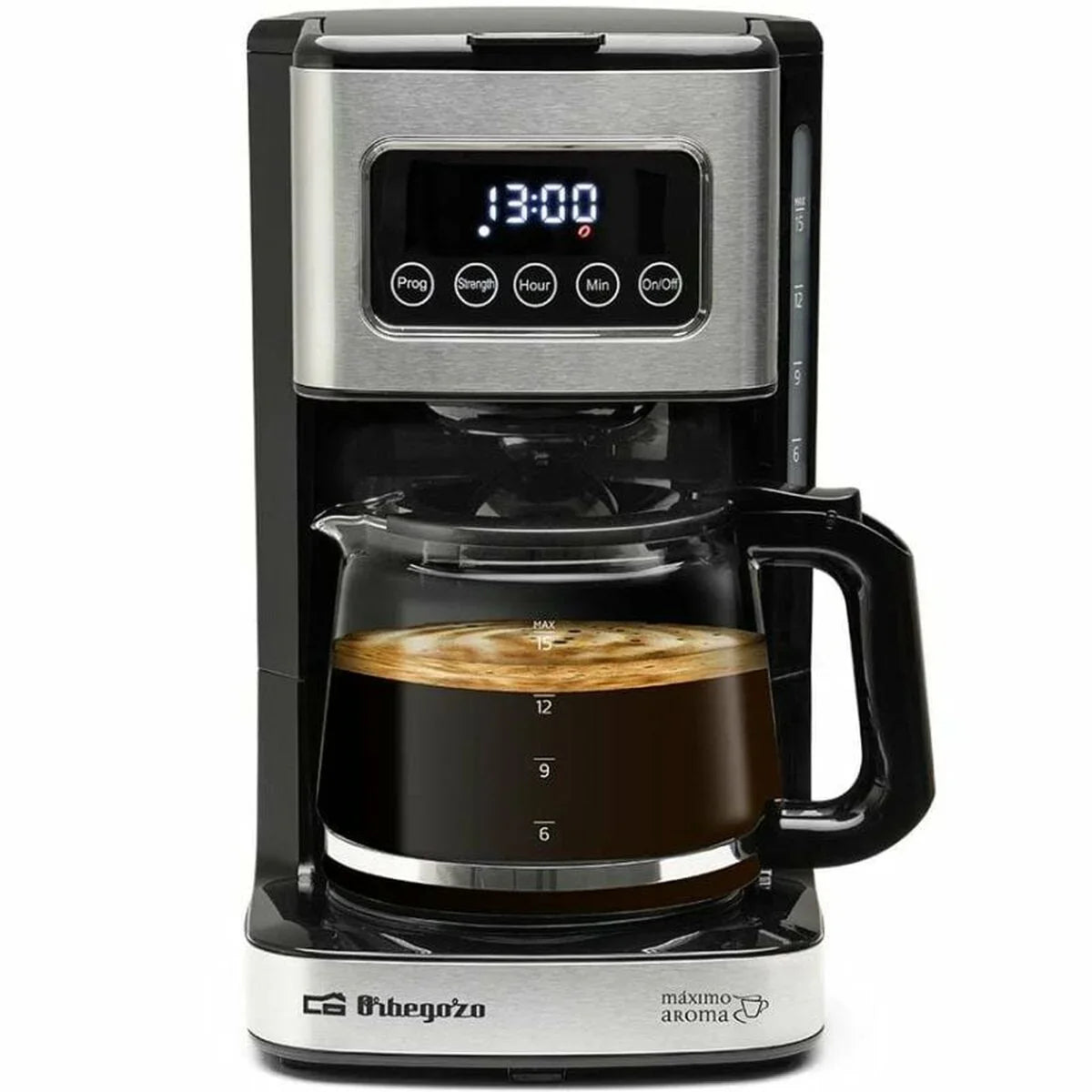 Caffettiera Americana Orbegozo 18262 Nero 900 W 15 Tazze - Yestore