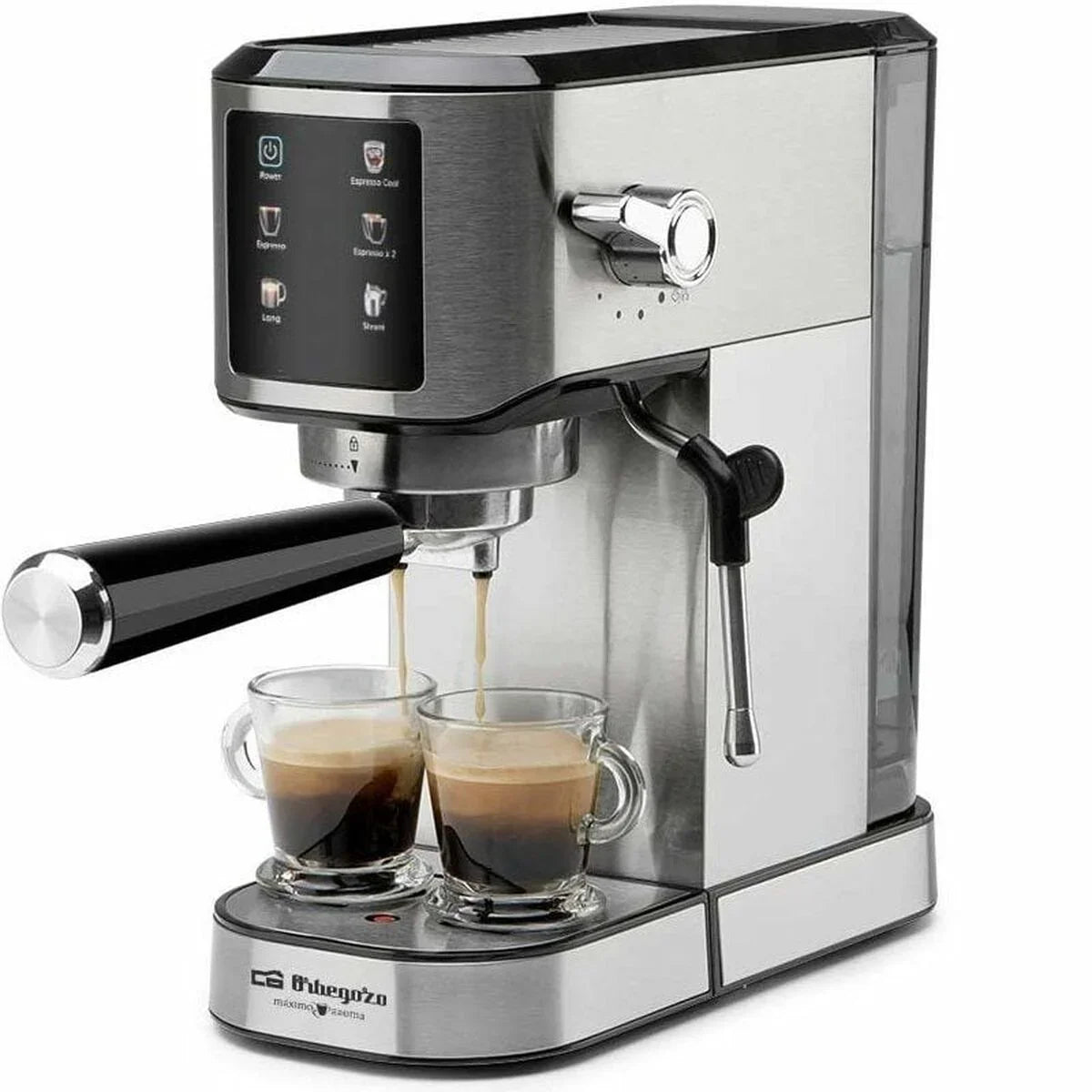 Caffettiera Express a Leva Orbegozo 18290 OR Argentato - Yestore