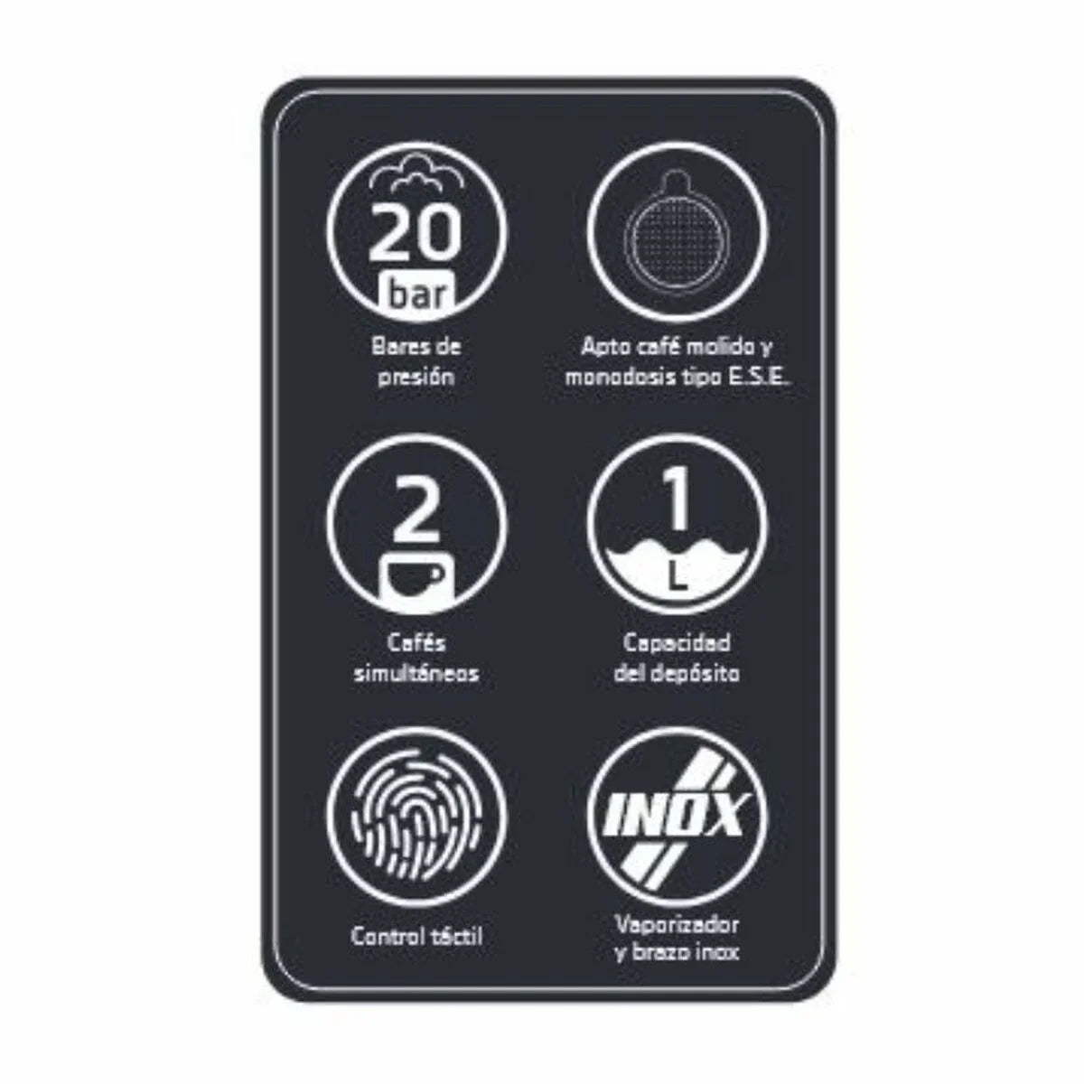 Caffettiera Express a Leva Orbegozo 18309 Nero - Yestore