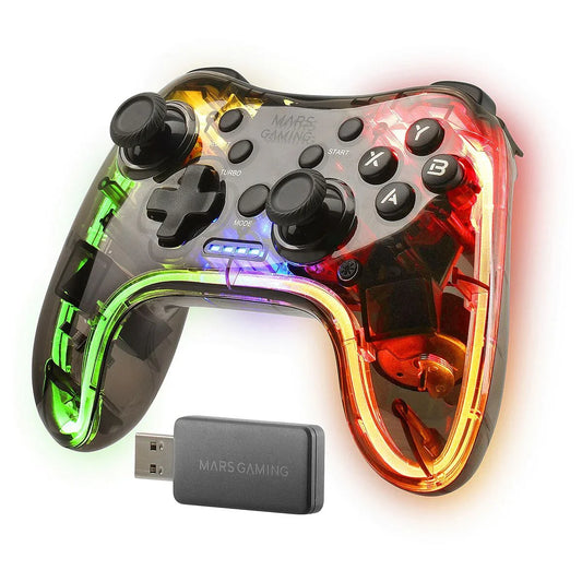 Telecomando Gaming Senza Fili Mars Gaming MGP24 Trasparente - Yestore