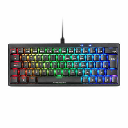Tastiera per Giochi Mars Gaming MKMINIPROBES Nero Qwerty US - Yestore