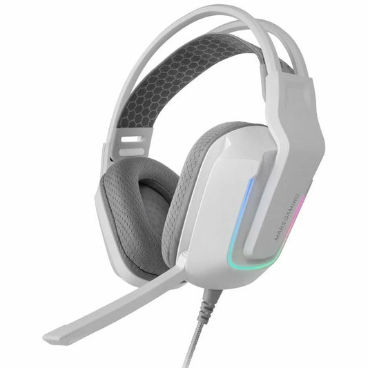 Auricolari con Microfono Gaming Mars Gaming MH-Strike Bianco - Yestore