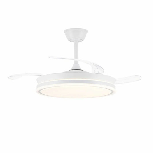 Ventilatore da Soffitto CristalRecord EVO RETRAC Trasparente 72 W - Yestore