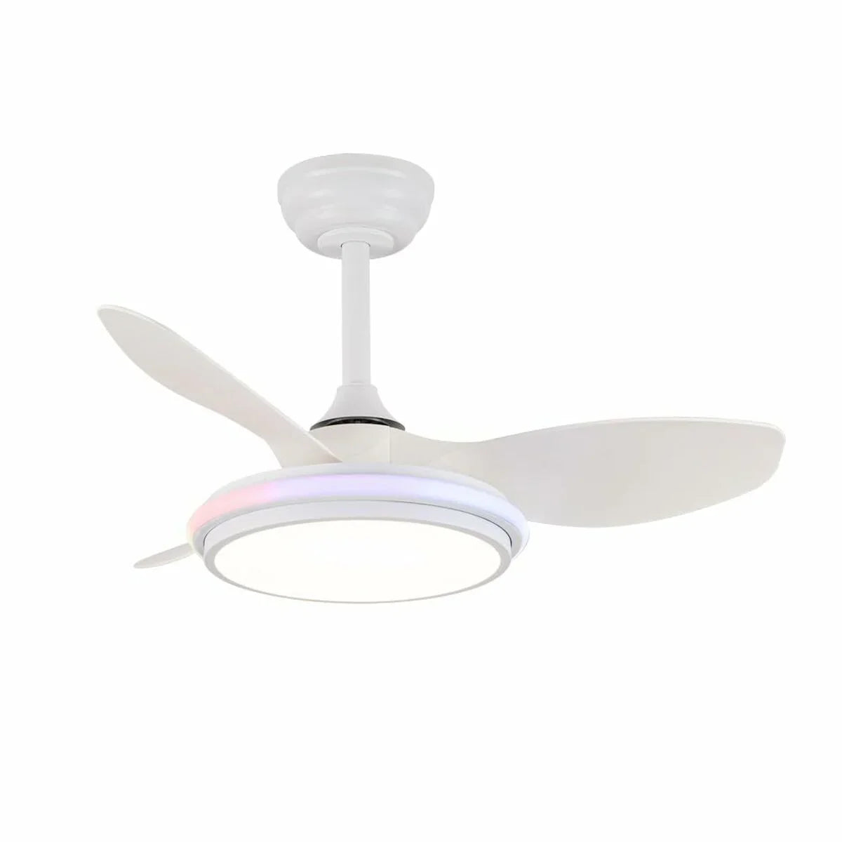 Ventilatore da Soffitto CristalRecord STEL EVO MINI RGB RETRAC Trasparente - Yestore