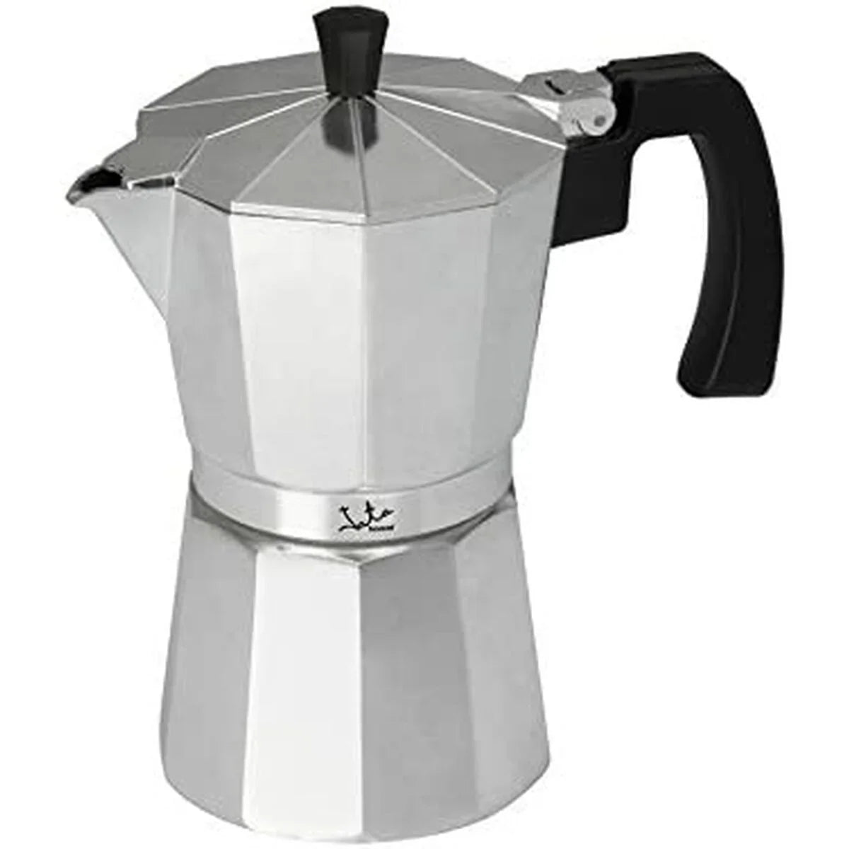Italian Coffee Pot JATA CCA6 * Silver 6 Cups Aluminium - Yestore
