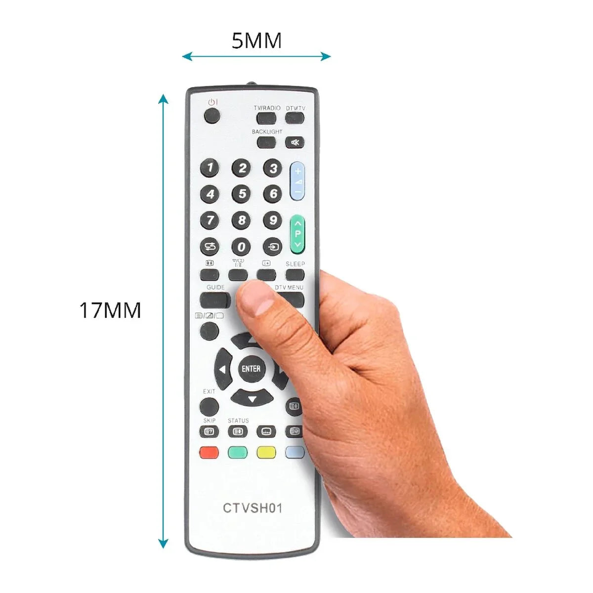 Universal Remote Control Grey Sharp - Yestore