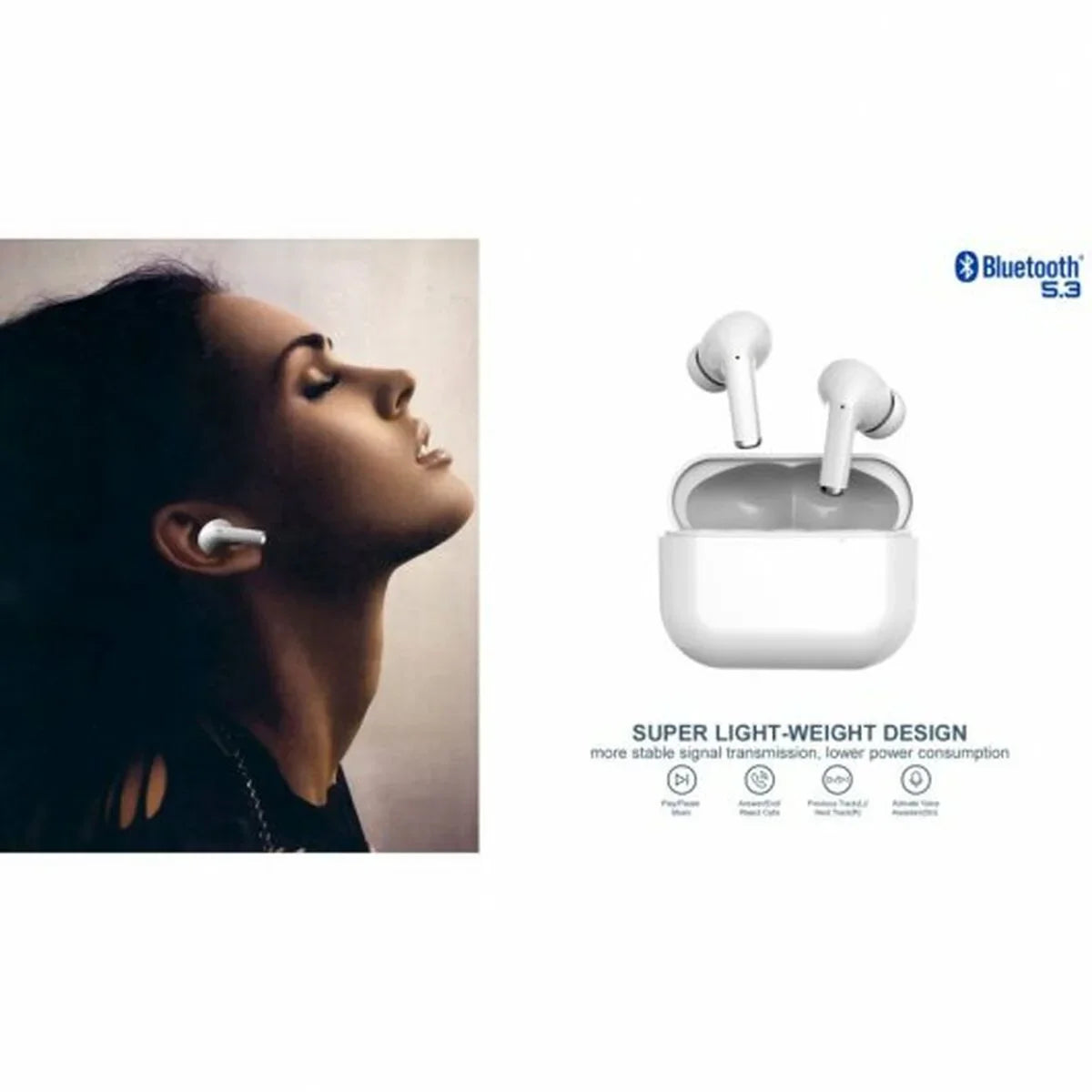 Auricolari Daewoo DW2002 Wireless con Microfono Integrato - Yestore