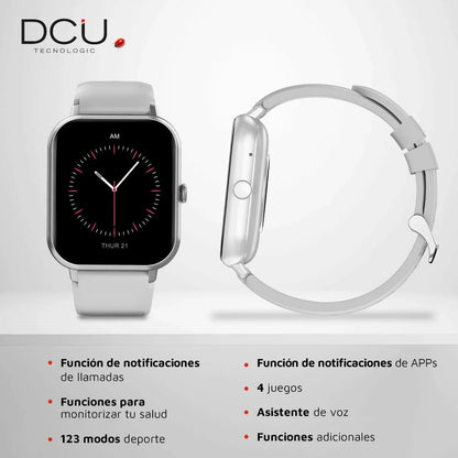 Smartwatch DCU CURVED GLASS PRO 1,83" Grigio - Yestore