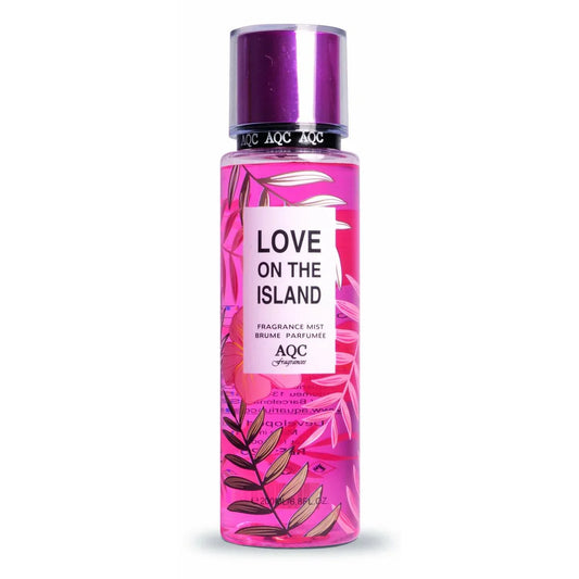 Body Spray AQC Fragrances Love on the island 200 ml - Yestore