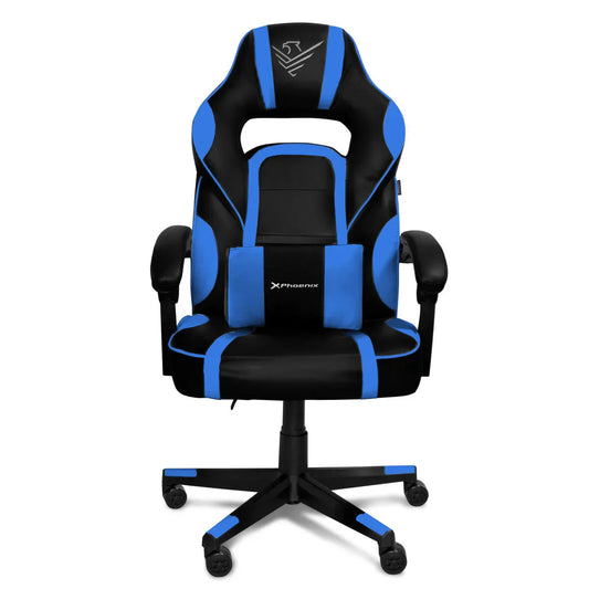 Sedia Gaming Phoenix TROPHY Blu/Nero Blue - Yestore