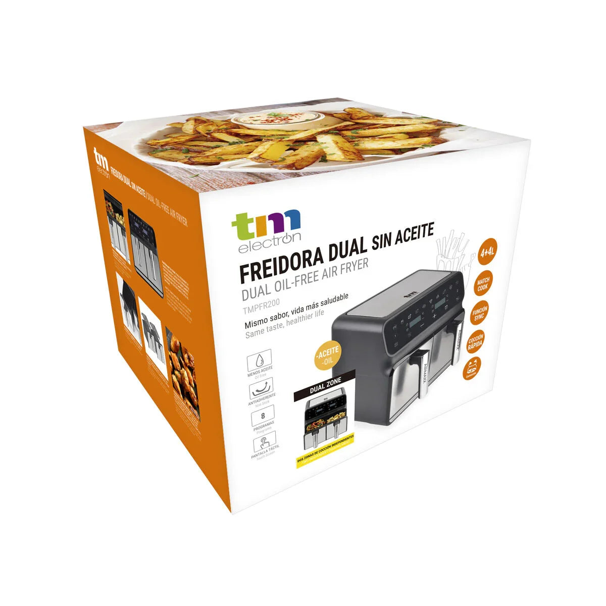 Friggitrice Ad Aria TM Electron 1700 W 8 L - Yestore