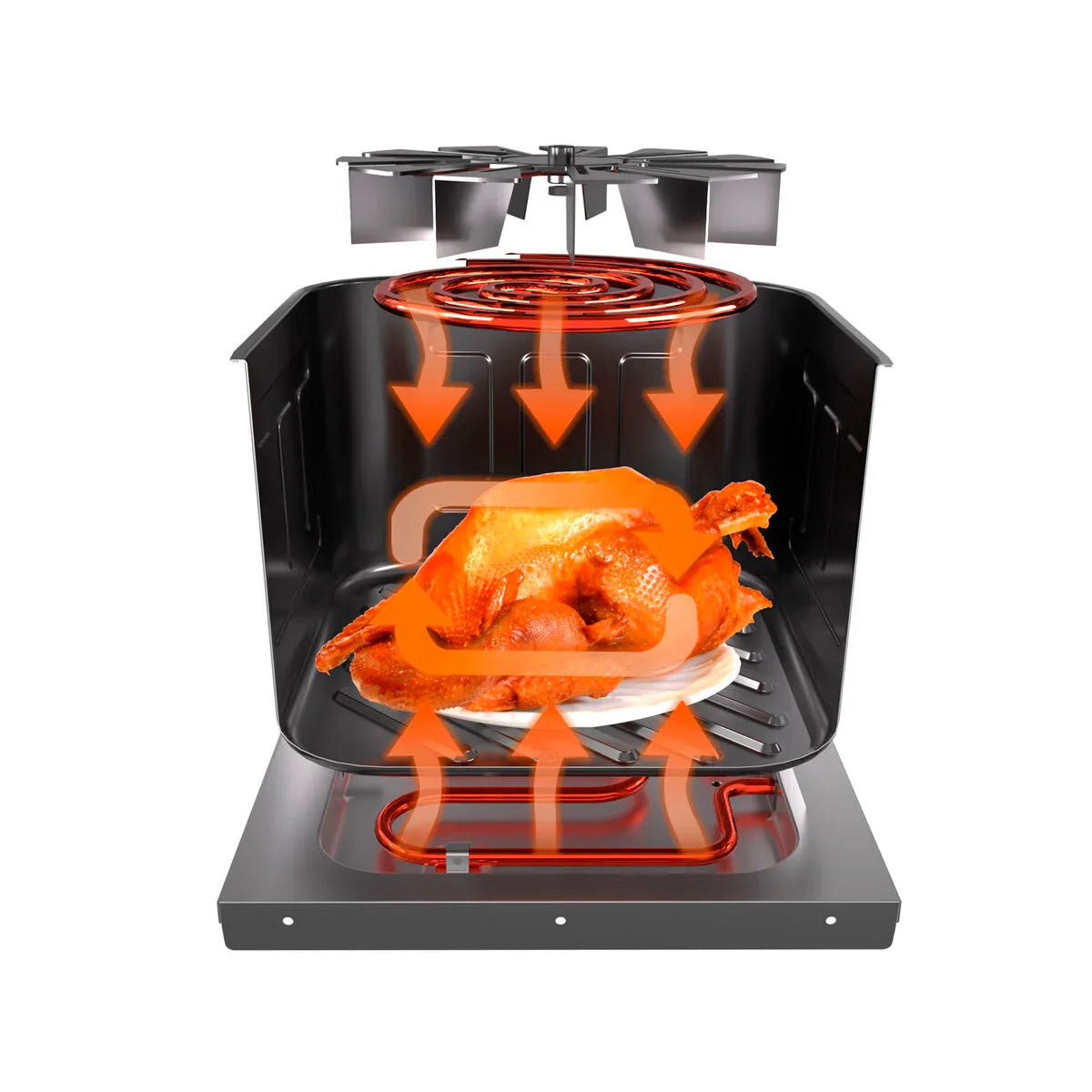 Friggitrice ad Aria TM Electron 2000 W 9 L Multifunzionale - Yestore
