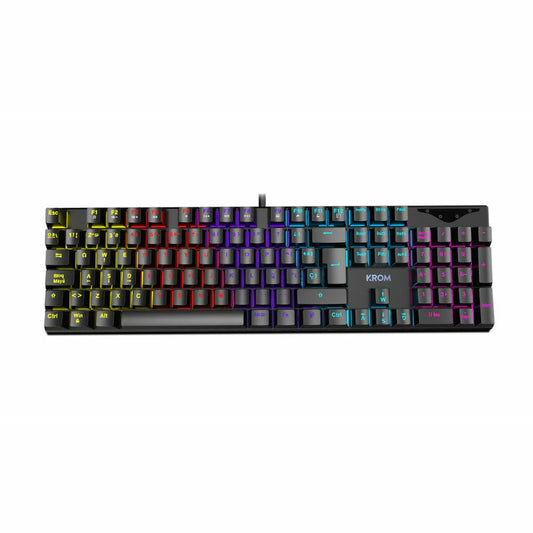Tastiera per Giochi Krom Kasic Nero Qwerty US - Yestore