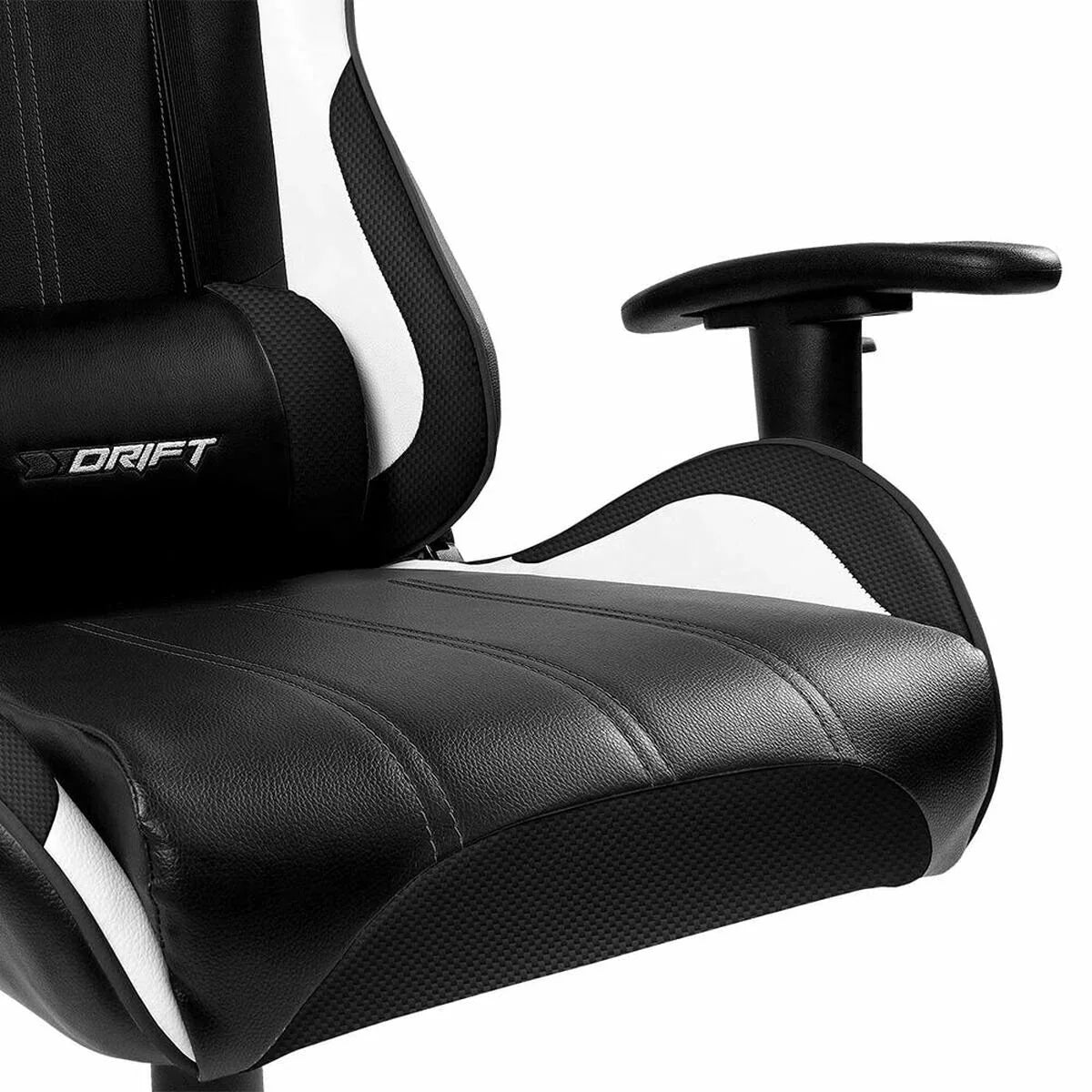 Sedia Gaming DRIFT DR175CARBON Bianco Nero - Yestore