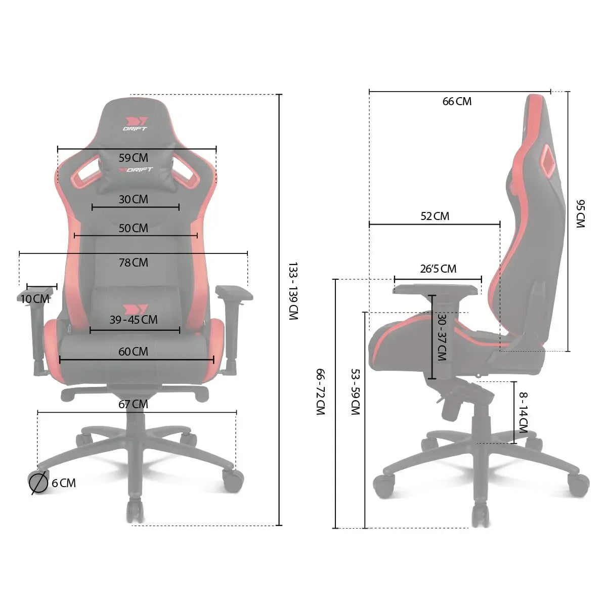 Sedia Gaming DRIFT DR600BK Nero - Yestore