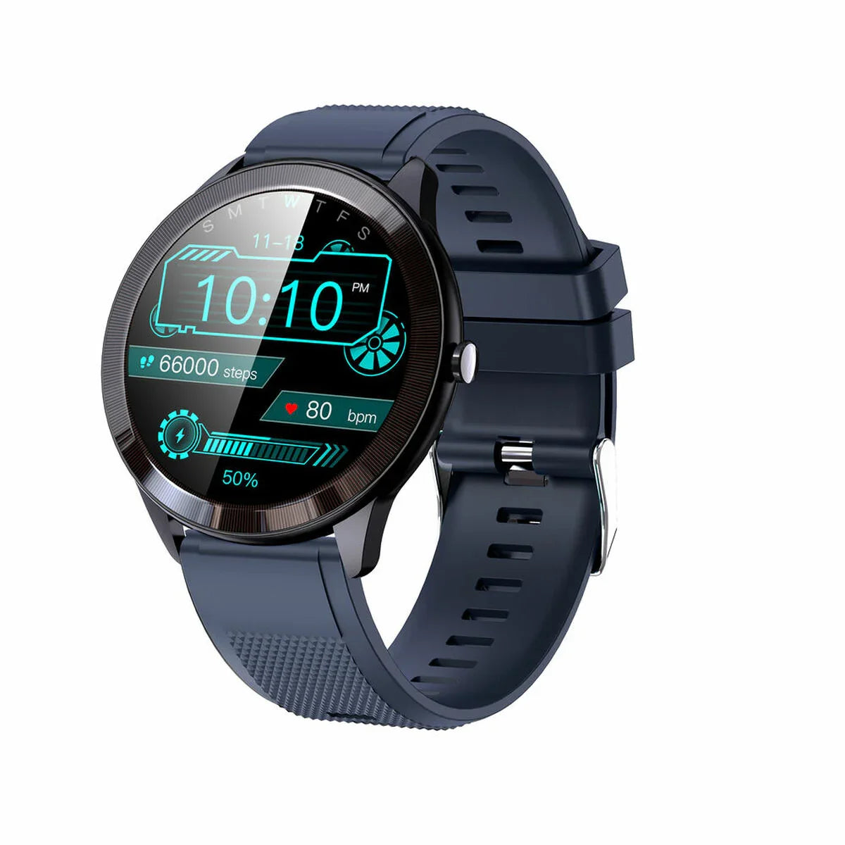 Smartwatch LEOTEC Wave Azzurro IPS 200 mAh Bluetooth 5.0 1,28" - Yestore