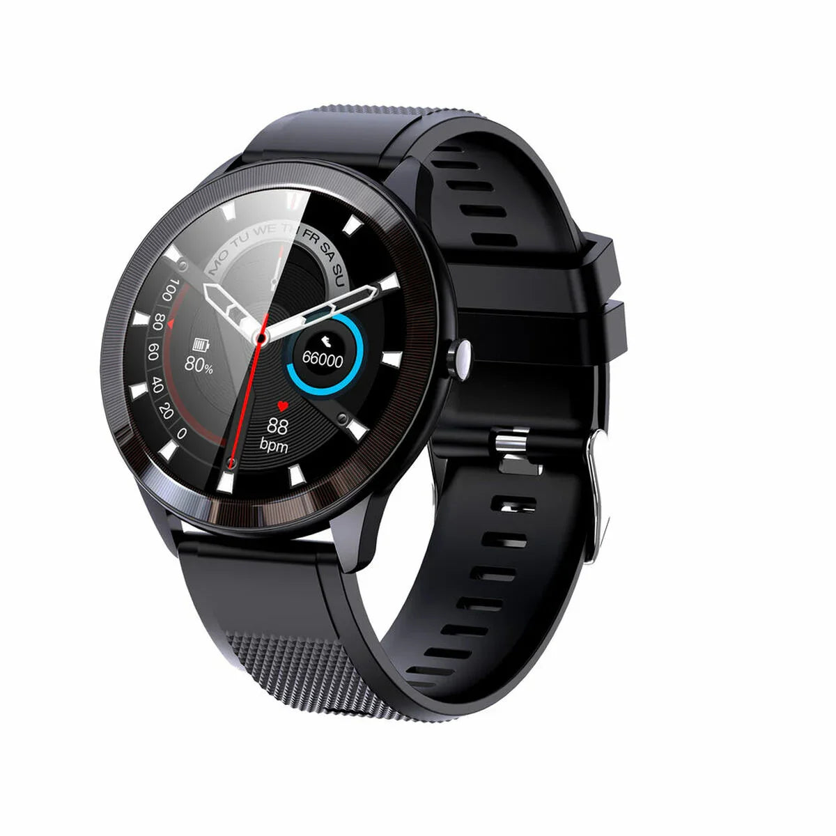 Smartwatch LEOTEC Wave Nero IPS 200 mAh Bluetooth 5.0 1,28" - Yestore