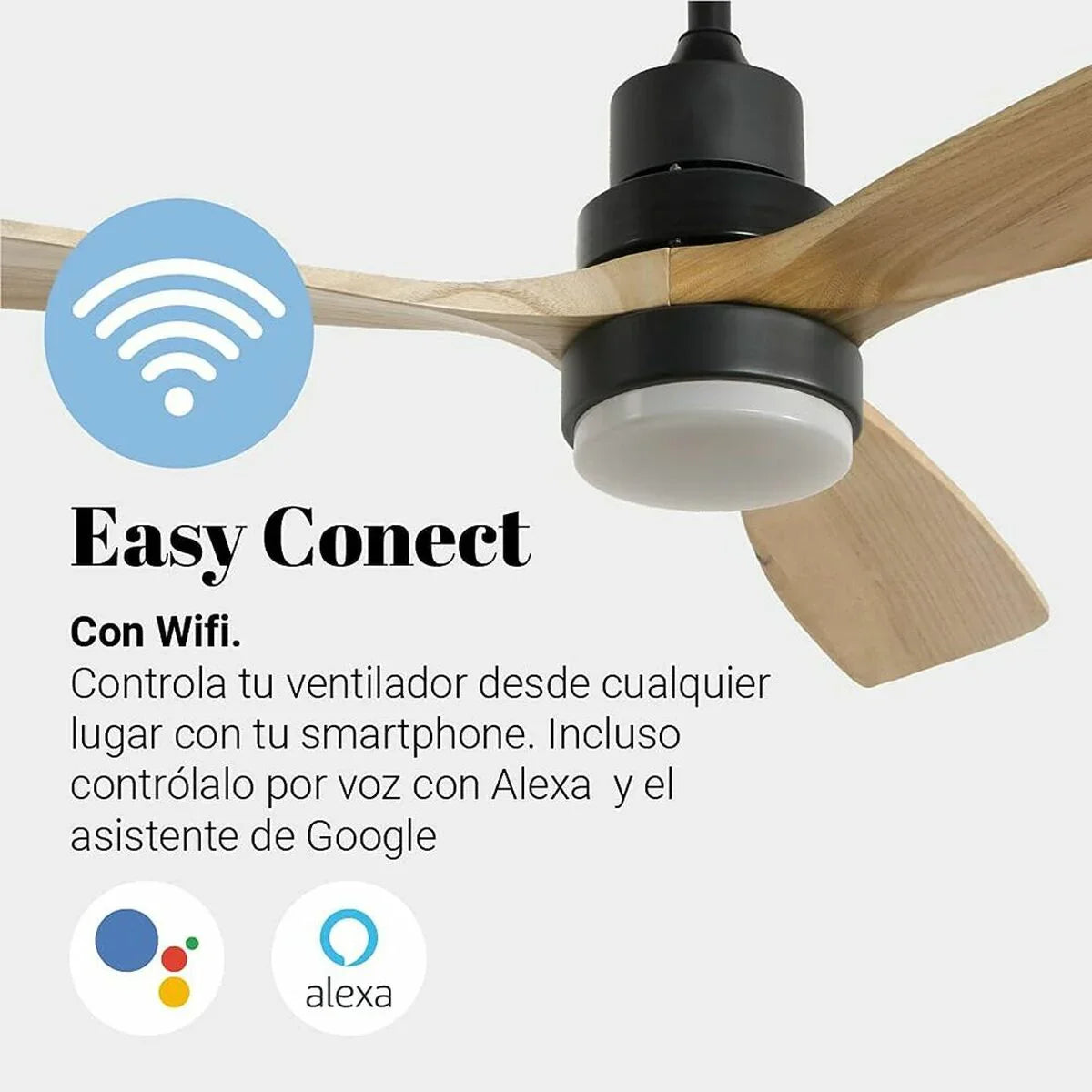 Ventilatore da Soffitto Universal Blue ALM 4056 3A 70W (142 cm) - Yestore