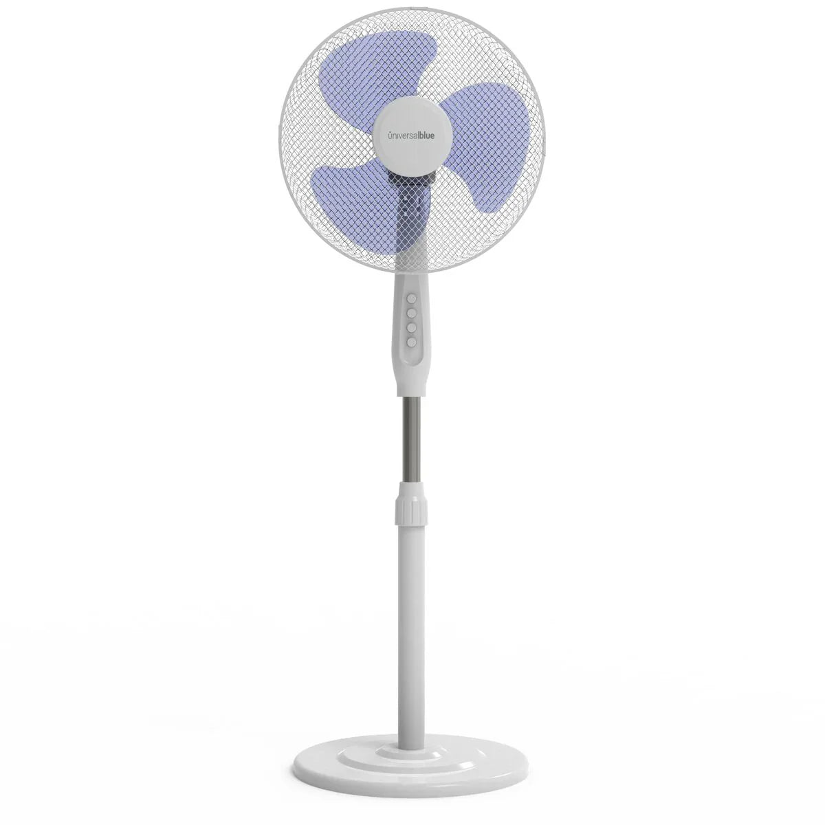 Ventilatore a Piantana Universal Blue ZERMATT 7045W Azzurro Bianco 45 W - Yestore