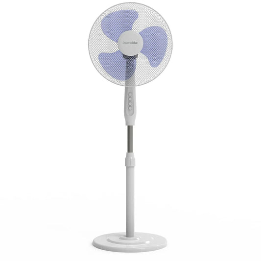 Ventilatore a Piantana Universal Blue ZERMATT 7045W Azzurro Bianco 45 W - Yestore