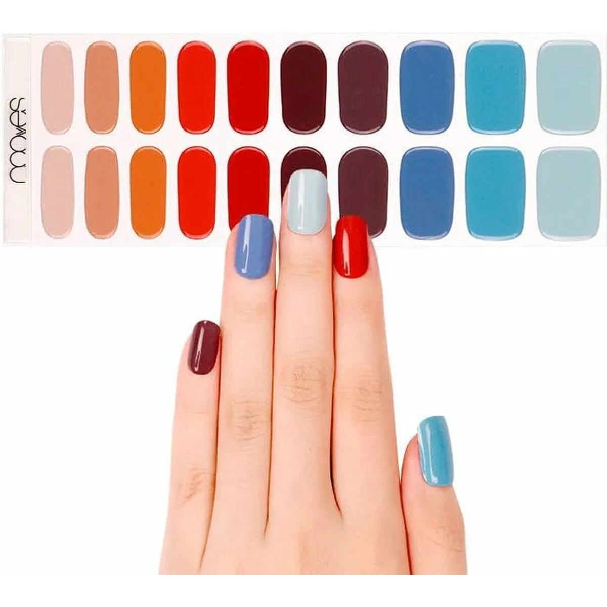 Gel Nail Foils Nooves Melody (20 Unità) - Yestore