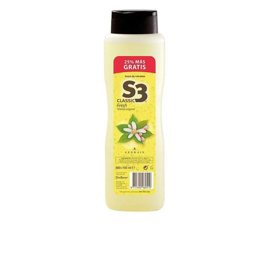 Acqua di Colonia S3 Classic Fresh EDC 750 ml 600 ml + 150 ml - Yestore