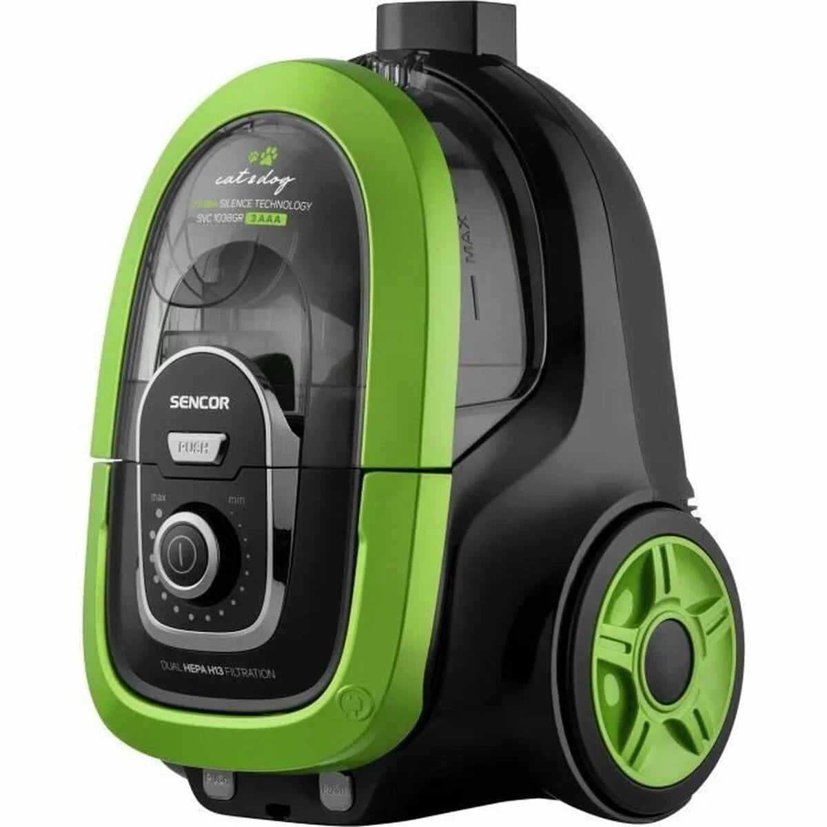 Aspirapolvere Sencor SVC 1038GR Nero Verde 750 W - Yestore