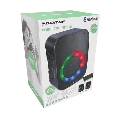 Altoparlante Bluetooth Dunlop TWS 20 W Nero - Yestore