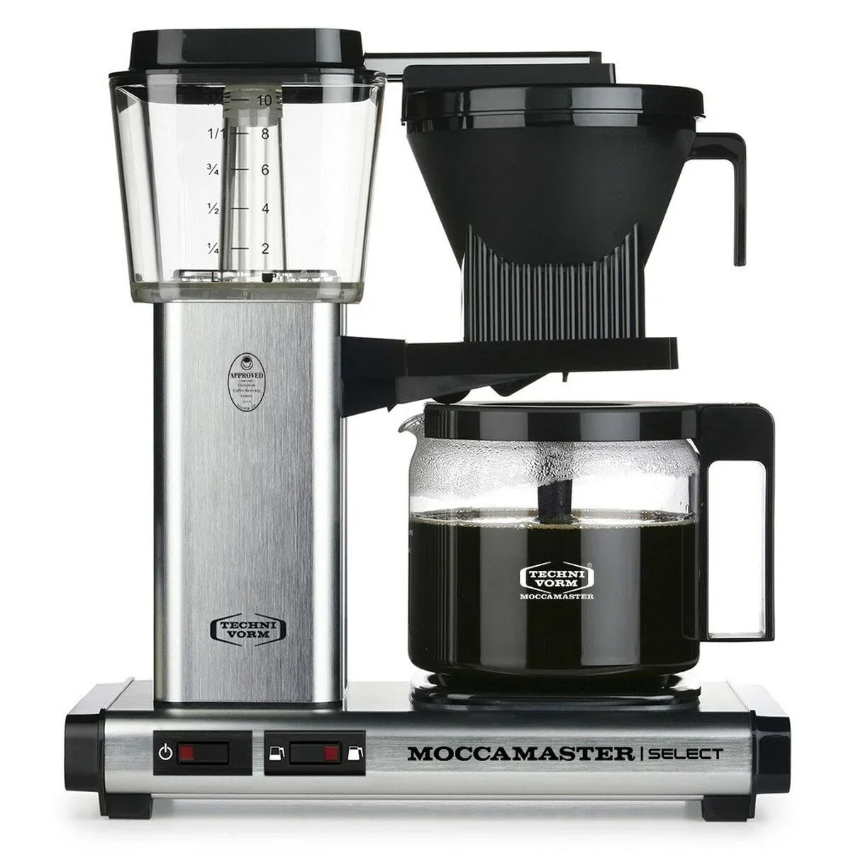 Caffettiera Americana Moccamaster Nero Acciaio 1520 W 1,25 L - Yestore