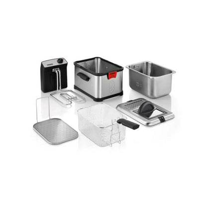 Friggitrice Princess 01.183001.01.050 3 L Nero Argentato - Yestore