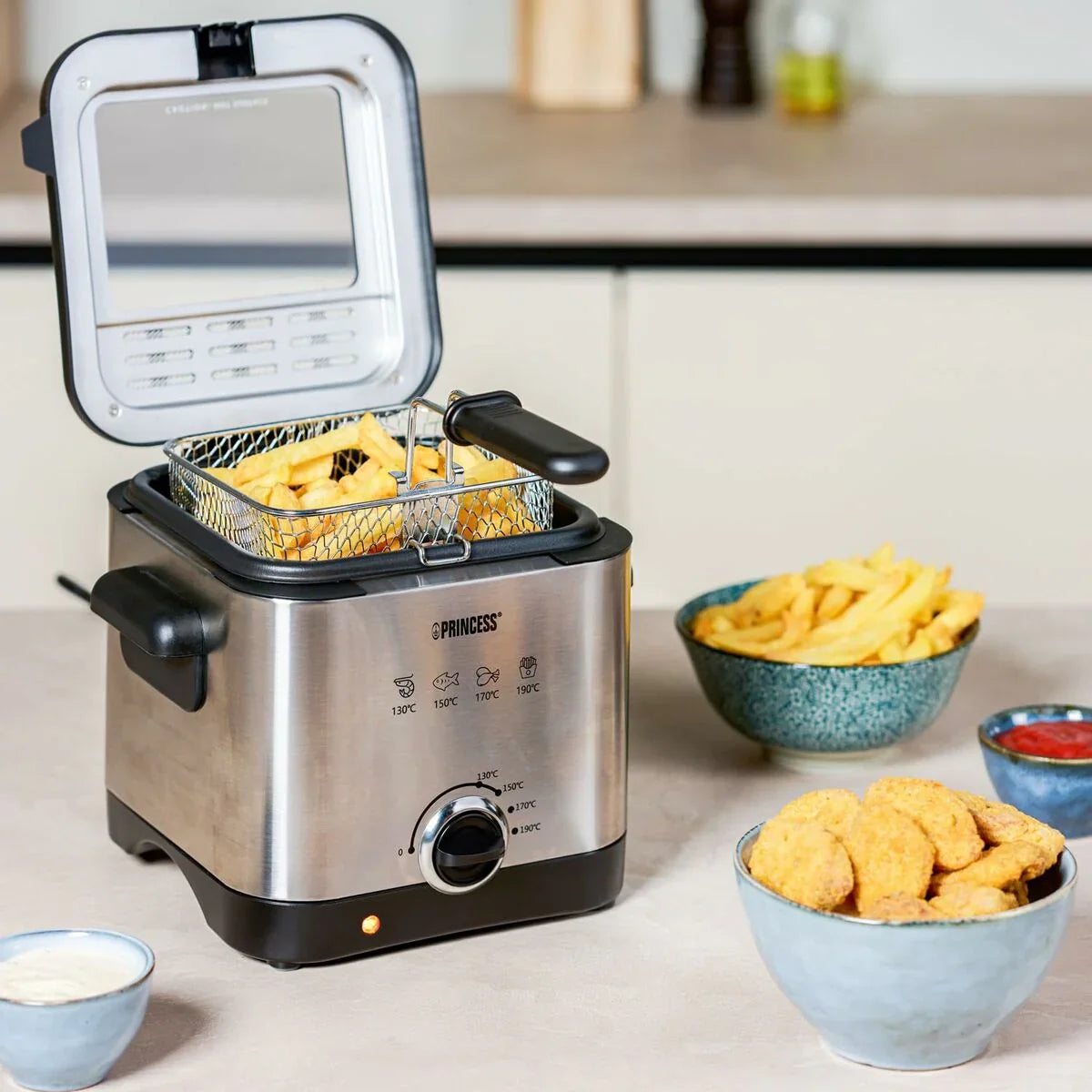 Deep-fat Fryer Princess 1000 W 1,5 L - Yestore