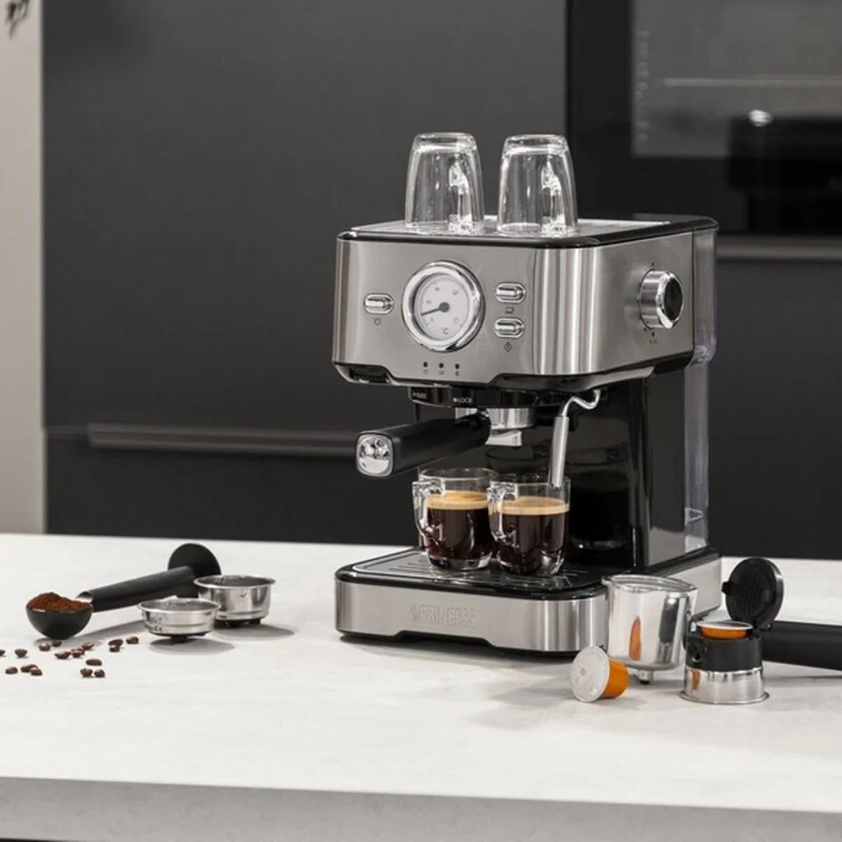 Caffettiera Express a Leva Princess 01.249412.01.001 Acciaio 1,5 L - Yestore