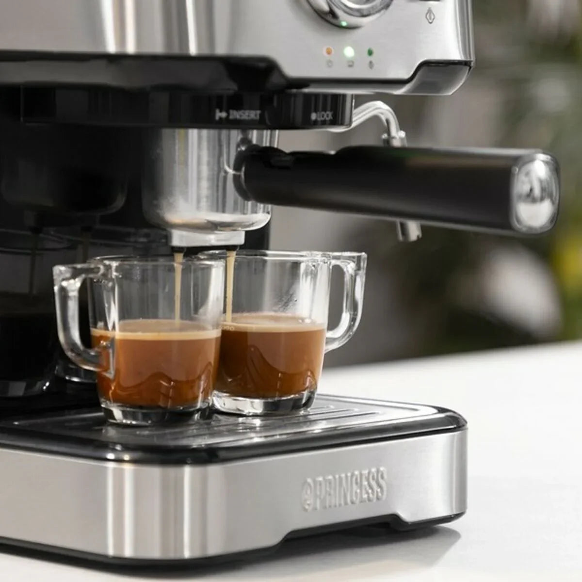 Caffettiera Express a Leva Princess 01.249412.01.001 Acciaio 1,5 L - Yestore