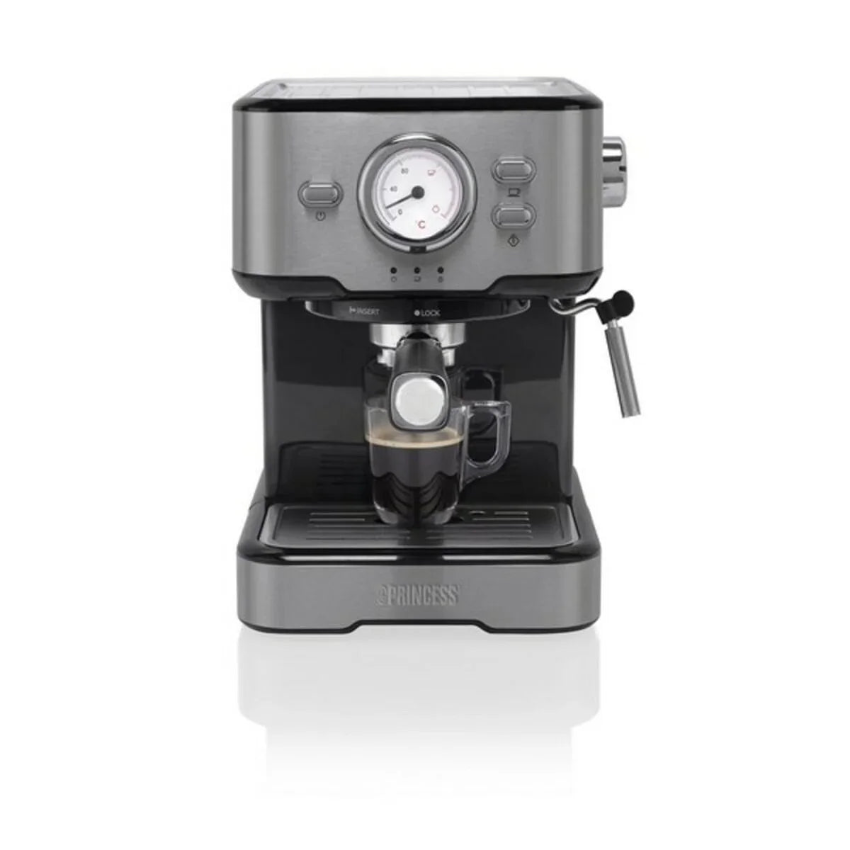 Caffettiera Express a Leva Princess 01.249412.01.001 Acciaio 1,5 L - Yestore