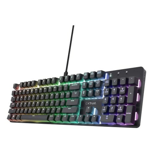 Tastiera per Giochi Trust GXT 871 Zora Nero Multicolore QWERTY Qwerty US - Yestore