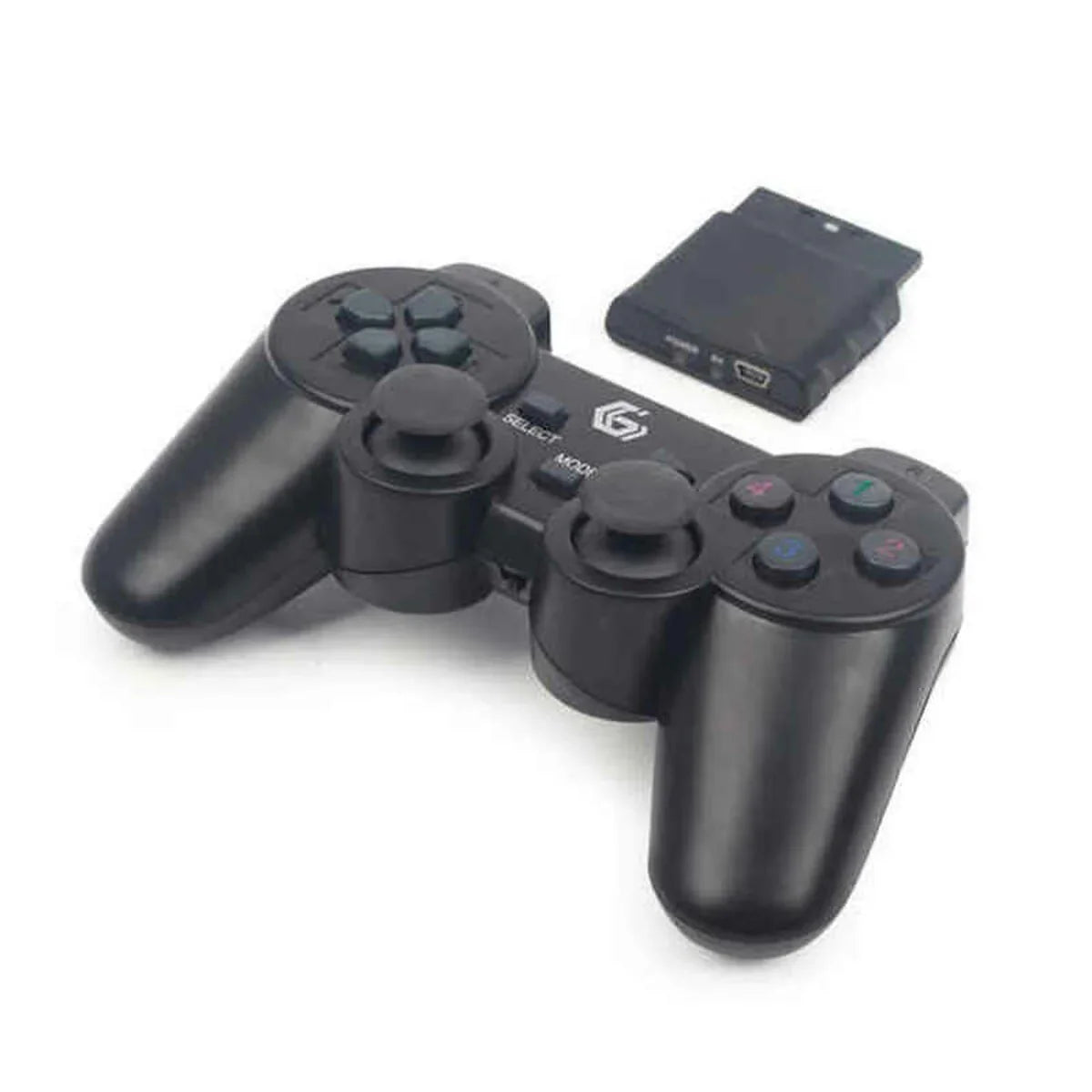 Telecomando Gaming Senza Fili GEMBIRD Dual Gamepad PC PS2 PS3 Nero - Yestore