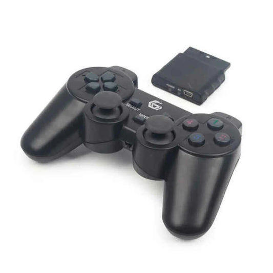 Telecomando Gaming Senza Fili GEMBIRD Dual Gamepad PC PS2 PS3 Nero - Yestore