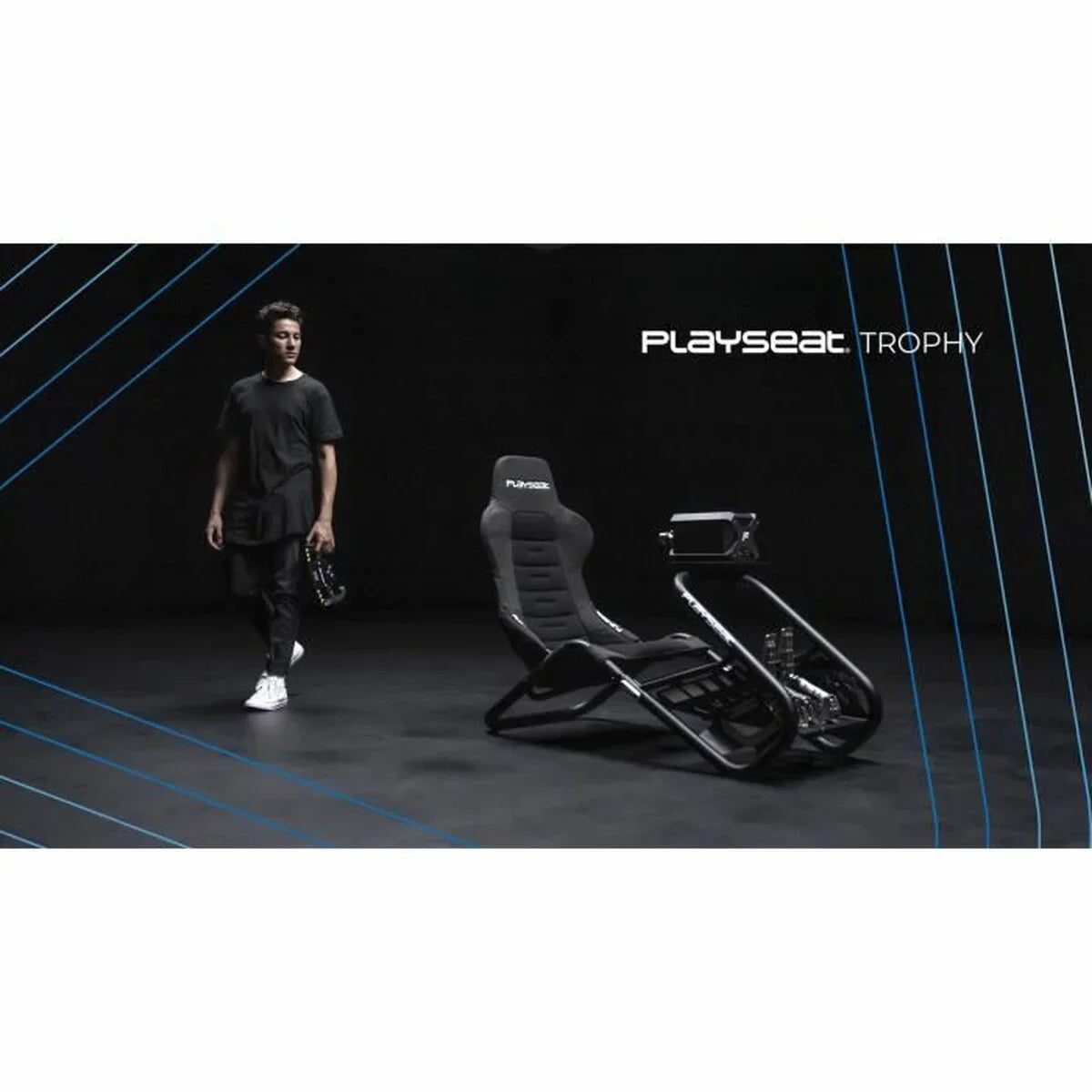 Sedia Gaming Playseat Trophy 140 x 58 x 100 cm Nero - Yestore