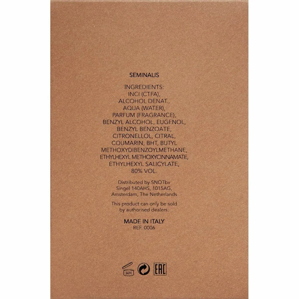 Profumo Unisex Orto Parisi SEMINALIS 50 ml Seminalis - Yestore