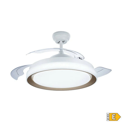 Ventilatore da Soffitto con Luce Philips Atlas Dorato 35 W 28 W 4500 Lm (2700 K) - Yestore