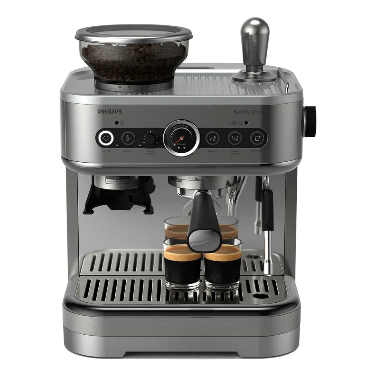 Caffettiera superautomatica Philips PSA3218/01 Nero Acciaio 1350 W 15 bar 2,3 L - Yestore