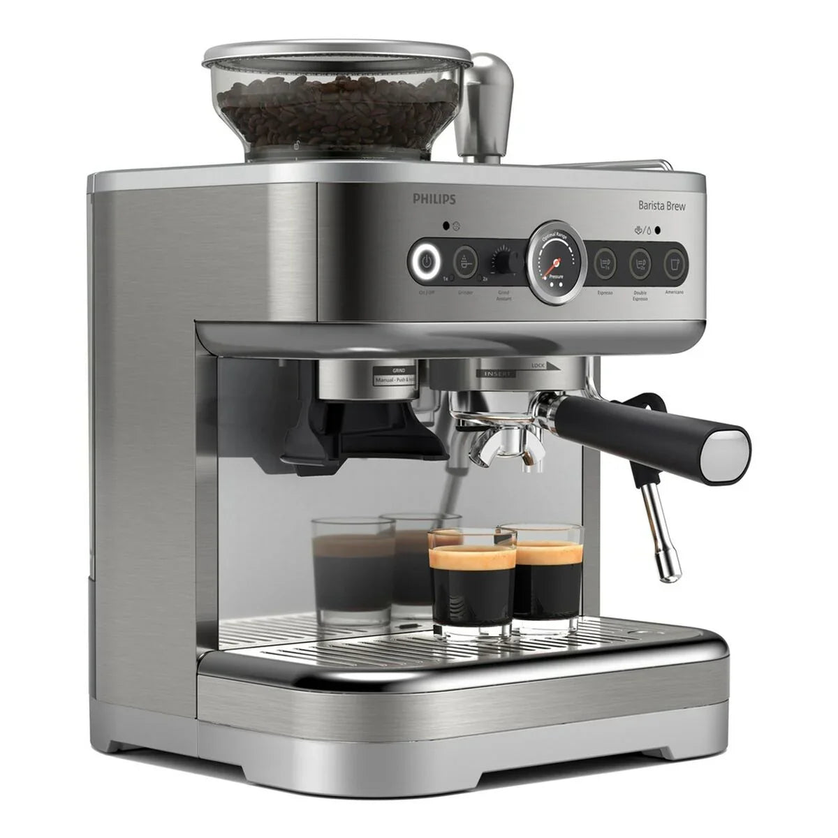 Caffettiera superautomatica Philips PSA3218/01 Nero Acciaio 1350 W 15 bar 2,3 L - Yestore