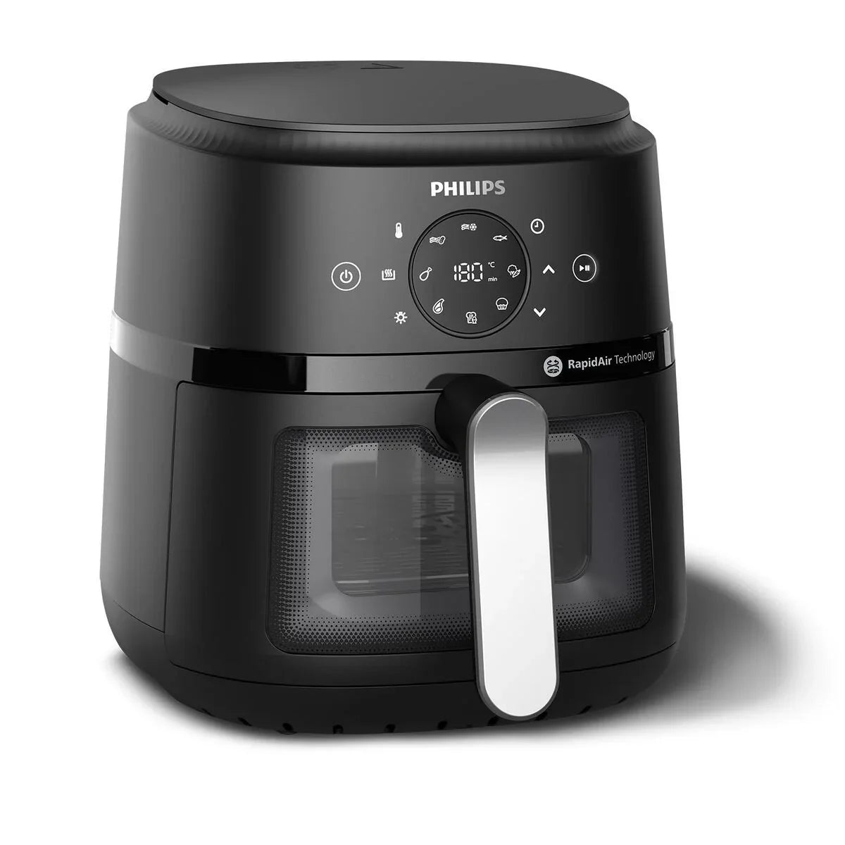Friggitrice ad Aria Philips NA221/00 1500 W 4,2 L Nero/Argentato - Yestore