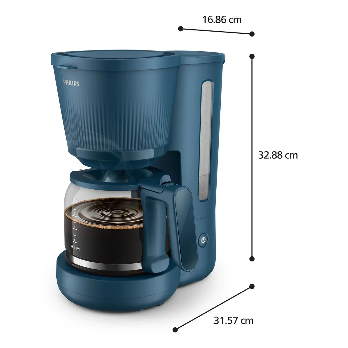 Caffettiera Americana Philips HD7411/70 Azzurro 1,3 L - Yestore