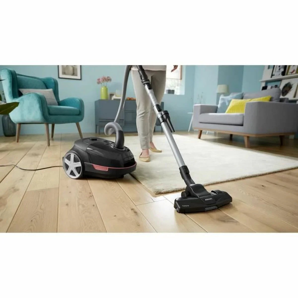 Aspirapolvere senza Sacchetto Philips Nero - Yestore
