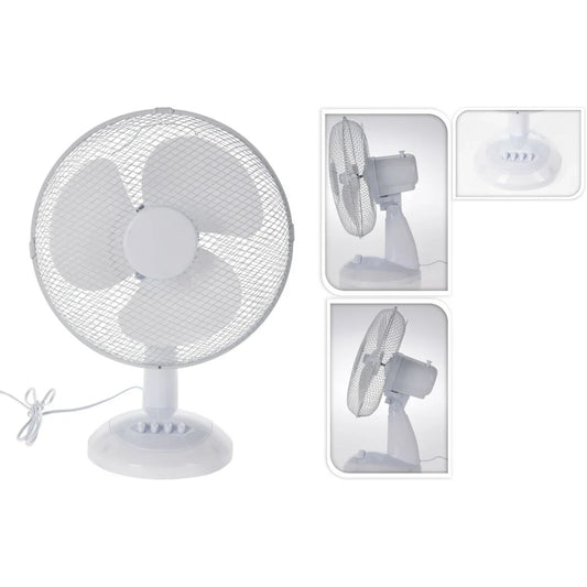 Ventilatore da Tavolo Excellent Electrics EL9000160 Bianco - Yestore