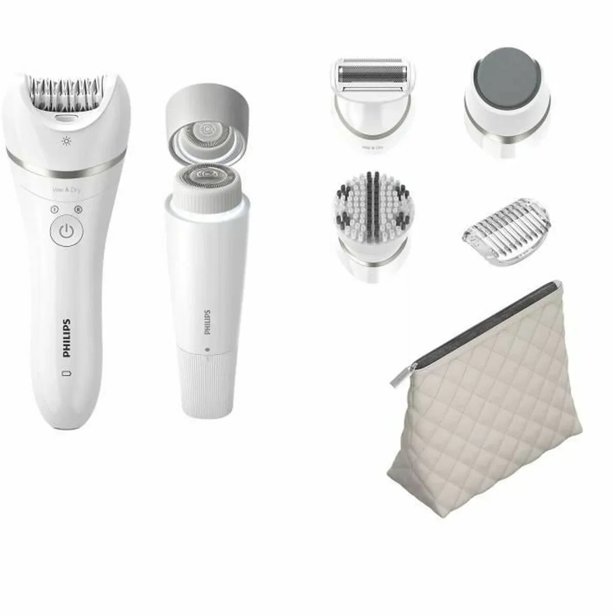 Epilatore Elettrico Philips BRE770/92 - Satinelle Advanced Plastica - Yestore